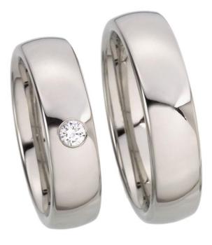 Kühnel Trauringe Weissgold 514037-6260