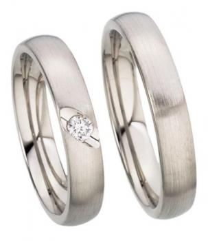 Kühnel Trauringe Weissgold 514041-6240