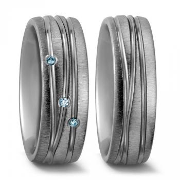 Titan Factory Trauringe 52291/008/264/2000 + 52291/008/000/2000