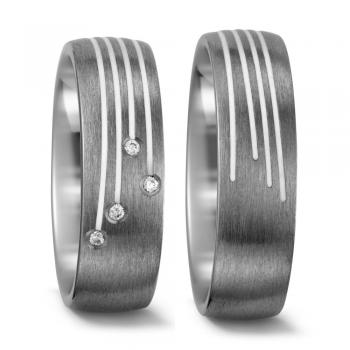 Titan Factory Trauringe 52411/013/570/2002 + 52411/013/574/2002