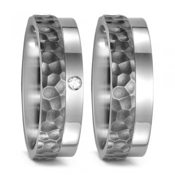 Titan Factory Trauringe 52445/001/003/2000 + 52446/001/000/2000