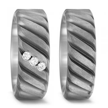 Titan Factory Trauringe 52490/007/009/2000 + 52490/007/000/2000