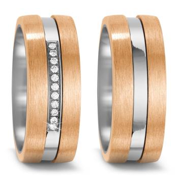 Titan Factory Trauringe 52528/013/011/G233 +  52528/013/000/G233