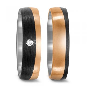 Titan Factory Trauringe 52534/001/003/G263 + 52534/001/000/G263