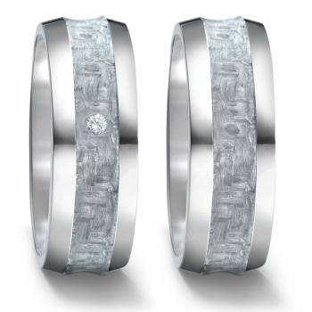 Titan Factory Trauringe Carbon 52557/001/003/2070 +  52557/001/000/2070