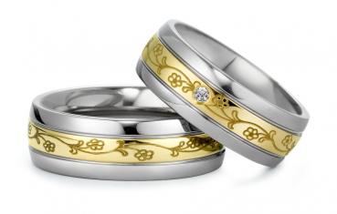 Titan Factory Trauringe 52467/000/000/7201 + 52467/000/003/7201