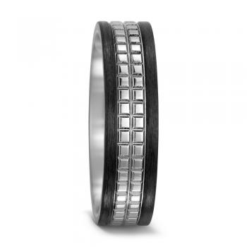 Preview: Titan Factory Trauringe Carbon 52497/000/228/2050 + 52497/000/000/2050