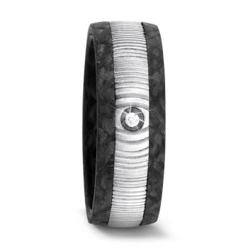 Preview: Titan Factory Trauringe Carbon 52541/002/002/TN00 +52541/002/000/TN00