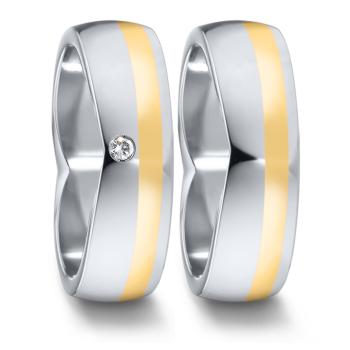 TeNo Trauringe Edelstahl 583070+583078