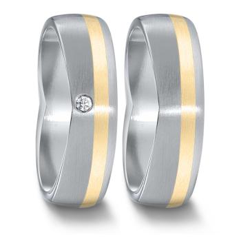 TeNo Trauringe Edelstahl 583071+583079