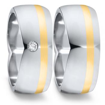 TeNo Trauringe Edelstahl 583074+583082