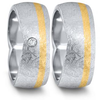 TeNo Trauringe Edelstahl 583077+583085