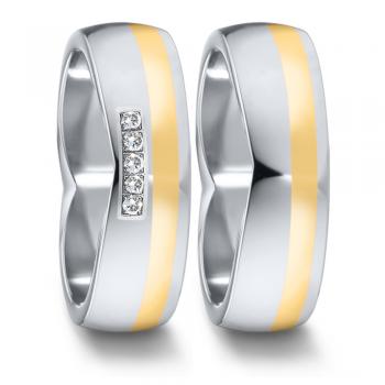 TeNo Trauringe Edelstahl 583070+583086