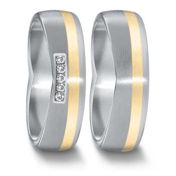 TeNo Trauringe Edelstahl 583071+583087