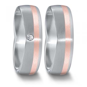 TeNo Trauringe Edelstahl 583095+583103