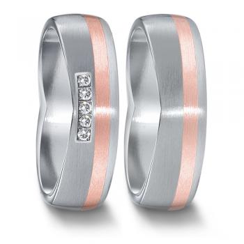 TeNo Trauringe Edelstahl 583095+583111