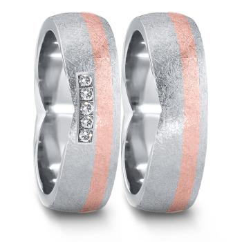 TeNo Trauringe Edelstahl 583097+583113