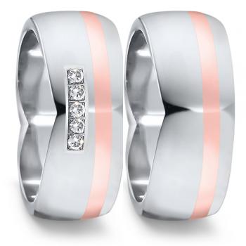 TeNo Trauringe Edelstahl 583098+583114