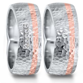 TeNo Trauringe Edelstahl 583116+583100