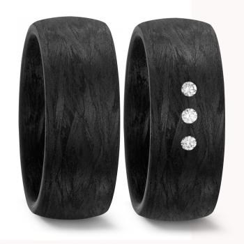 Titan Factory Trauringe Carbon 59289/002/003/N000 + 59289/002/000/N000