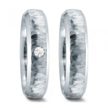 Titan Factory Trauringe Edelstahl 59307/002/010/1002 + 59307/002/000/1002