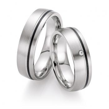 Bayer Trauringe Carbon 60 05510 /060 + 61 05510/060