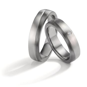 Preview: TeNo Trauringe Tantal 603079 + 603078