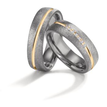 Preview: TeNo Trauringe Tantal 603081 + 603080