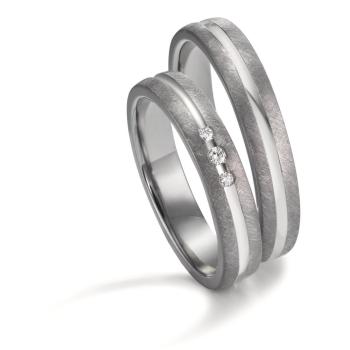 Preview: TeNo Trauringe Tantal 603089 + 603088