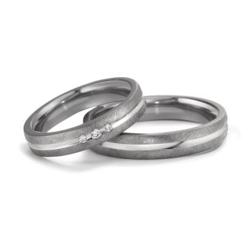 Preview: TeNo Trauringe Tantal 603089 + 603088