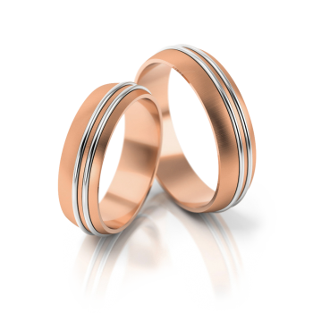 Preview: Stelmach Trauringe Weiss-Gelbgold Ravensburg 112