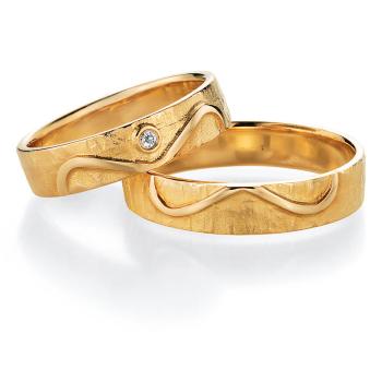 Nowotny-Collection Ruesch Trauringe Gelbgold 66/51170-047 + 66/51180-047