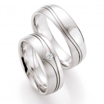 Nowotny-Collection Ruesch Trauringe Weissgold 66/05200-060 +66/05200-060