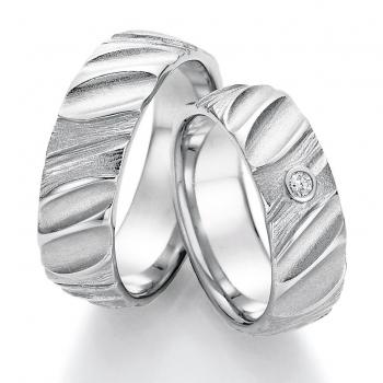 Nowotny-Collection Ruesch Trauringe Gelbgold 66/52110-068 + 66/52120-068