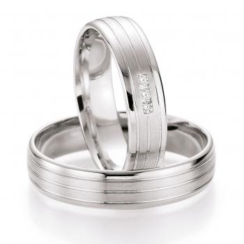 Nowotny-Collection Ruesch Trauringe Weissgold 66/05240-050 + 66/05240-050