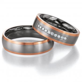 Nowotny-Collection Ruesch Trauringe Titan 78/80070-060 *78/80080-060