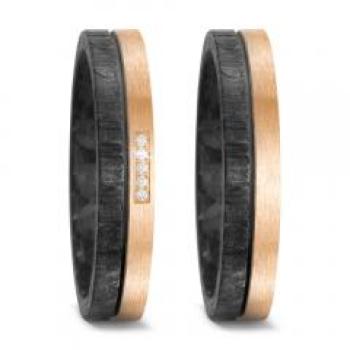 Titan Factory Trauringe 52519/001/005/NG00 + 52519/001/000/NG00