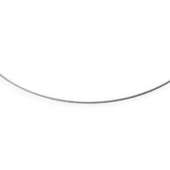 Halskette Drahtseil Edelstahl von Ernstes Design DS1
