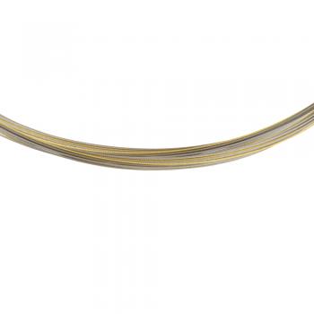 Halskette Drahtseil vergoldet Ernstes Design DS35.bi