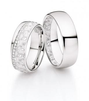 Fischer Trauringe Carbon 25 07560/070 + 24 07560/070