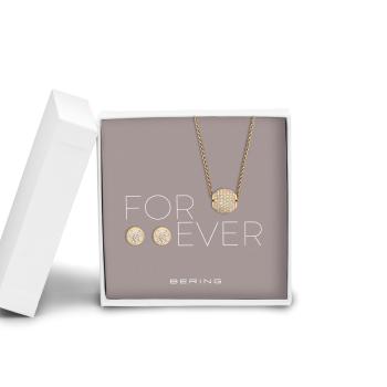 Bering  Anhänger Kette Ohrringe Set 45cm 414Sparkle-708-Gold