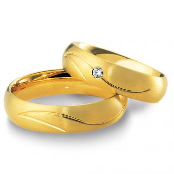 Breuning Trauringe Gelbgold DR 041170 / HR 041180