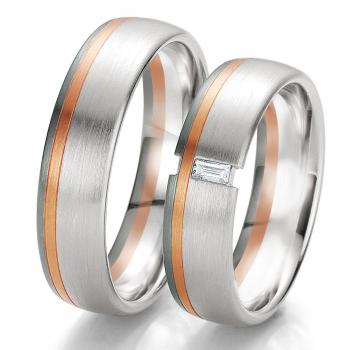 Breuning Trauringe Tricolour DR 061130 / HR 061140