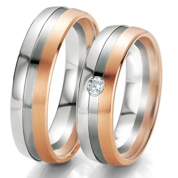 Breuning Trauringe Tricolour DR 061150 / HR 061160