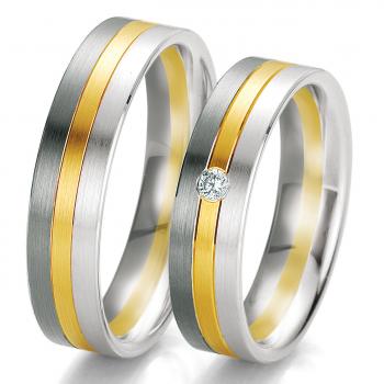 Breuning Trauringe Tricolour DR 061250 / HR 061260