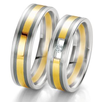 Breuning Trauringe Tricolour DR 061270 / HR 061280