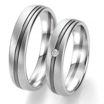 Breuning Trauringe Weissgold DR 063210 / HR 063220