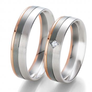 Breuning Trauringe Tricolour DR 063350 / HR 063360