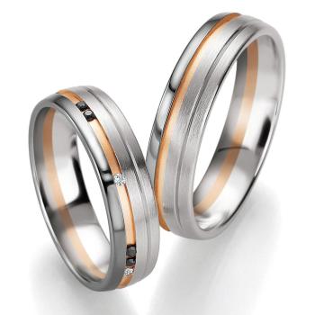 Breuning Trauringe Tricolour DR 064050 / HR 064060