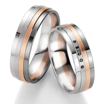 Breuning Trauringe Tricolour DR 064150 / HR 064160